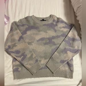 Camo sweater